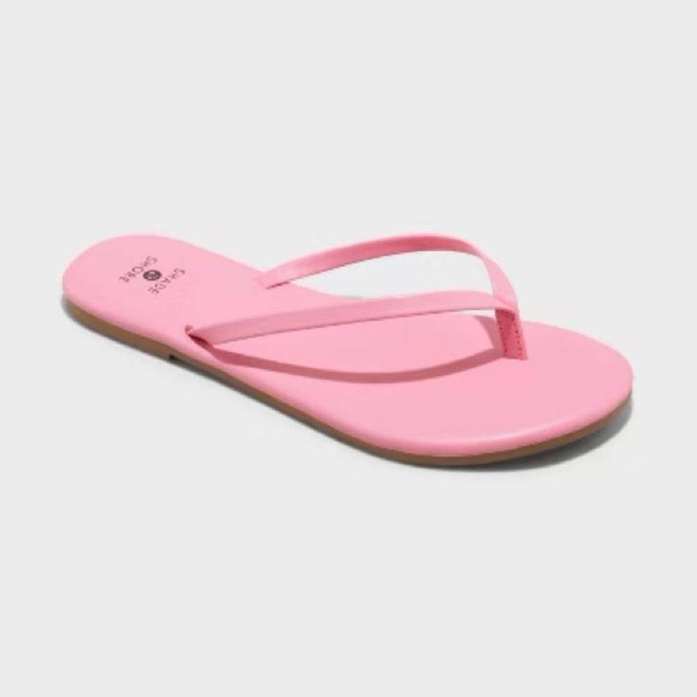 Shade & Shore Pink Sandals Monochromatic Design